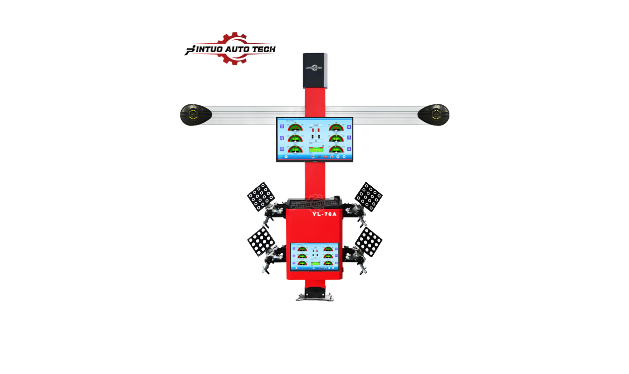 Introducción de información de alineación de las cuatro ruedas en 3D