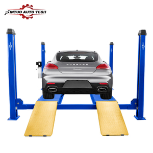 Jintuo Ce Hidráulico de cuatro cilindros elevadores de automóviles Alineación de ruedas Elevadores de automóviles de 4 postes para garaje doméstico