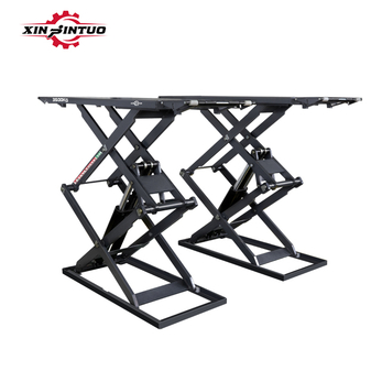 Jintuo Hot Sale Equipo de elevación de autos de tijera hidráulica ultra delgada