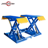 Jintuo-elevador de tijera para coche, dispositivo móvil pequeño, de doble cilindro, de altura media, súper fino, barato, precio de fábrica