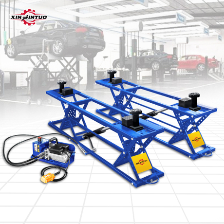 Jintuo mini precio barato de doble cilindro a mediano ascenso automotriz elevador de tijera de alta calidad elavator