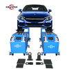 Máquina simuladora de carretera con chasis